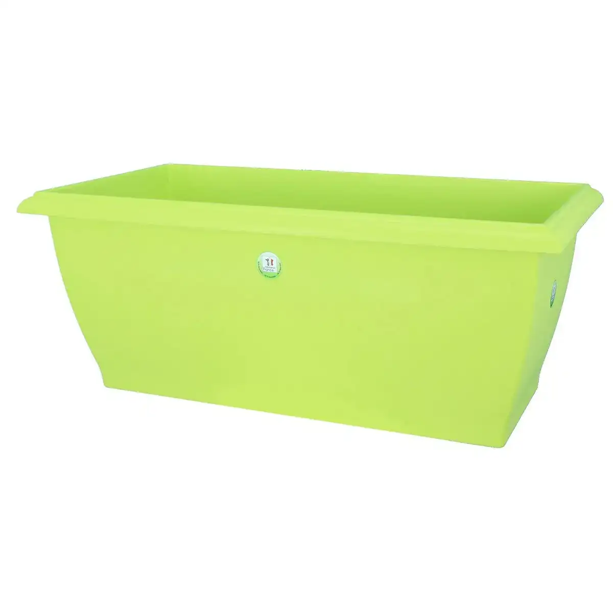 Pot riviera vert citron plastique rectangulaire 80 x 40 cm_8549. DIAYTAR COTE D'IVOIRE - Là où Choisir est une Affirmation de Style. Naviguez à travers notre boutique en ligne et choisissez des produits qui vous distinguent et vous valorisent.