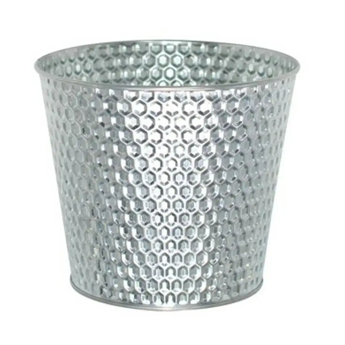 Pot versa zink 18 5 x 16 x 18 cm metal_9029. DIAYTAR COTE D'IVOIRE - L'Univers du Choix et de l'Authenticité. Explorez notre catalogue et découvrez des articles qui incarnent le patrimoine du Côte d'Ivoire et la modernité du monde.