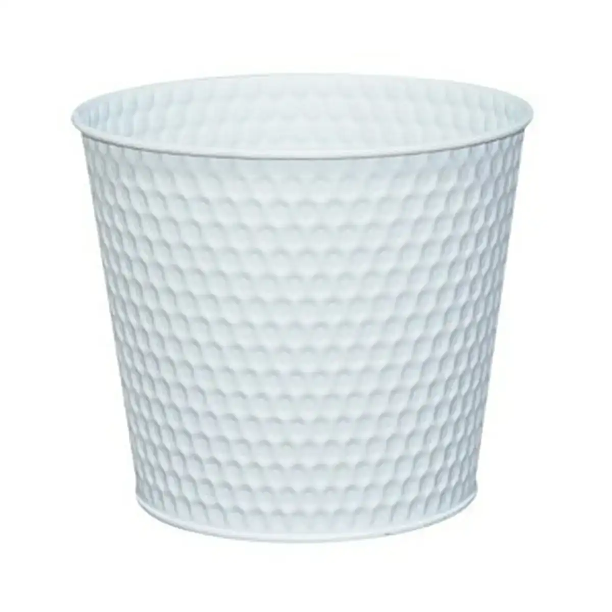 Pot versa zink blanc 18 5 x 16 x 18 cm metal_1353. DIAYTAR COTE D'IVOIRE - Où l'Élégance Rencontre l'Authenticité. Naviguez à travers notre boutique en ligne et choisissez des produits qui incarnent le style et la tradition du Côte d'Ivoire.