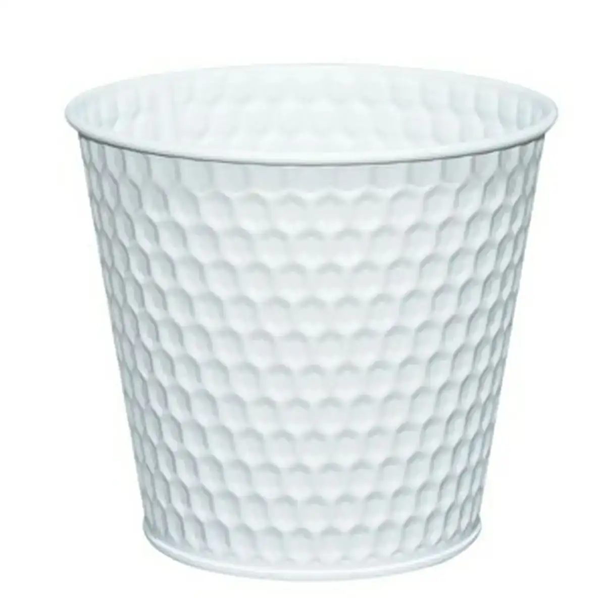 Pot versa zink blanc metal 14 x 12 5 x 14 cm_4735. DIAYTAR COTE D'IVOIRE - L'Art de Trouver ce que Vous Aimez. Plongez dans notre assortiment varié et choisissez parmi des produits qui reflètent votre style et répondent à vos besoins.