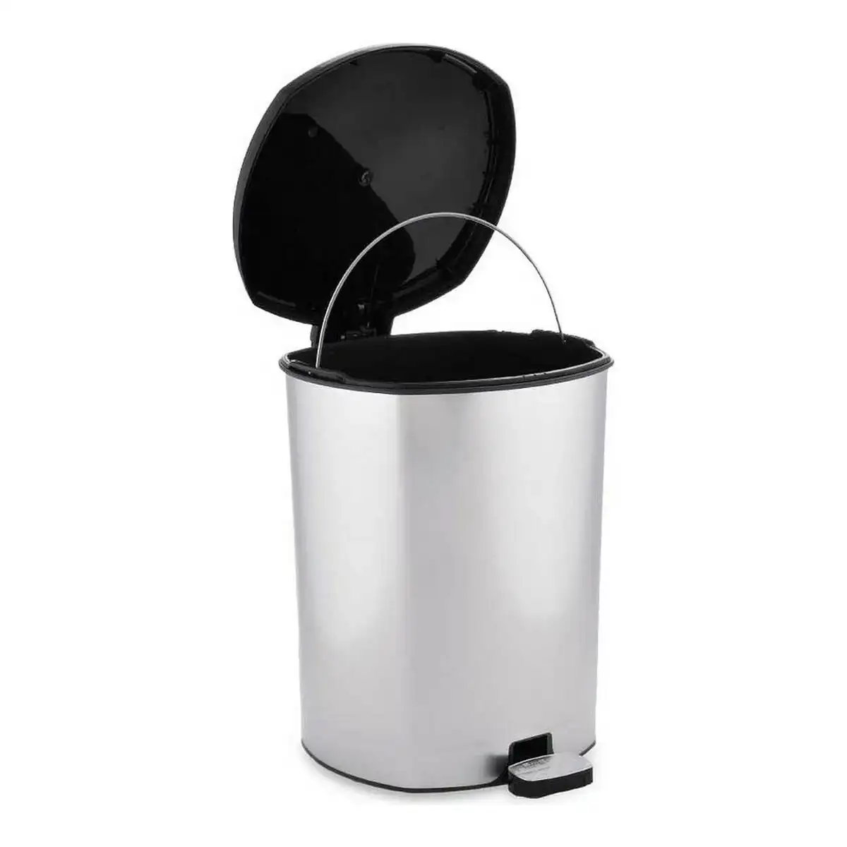 Poubelle a pedale argente plastique 11 l 26 x 33 x 30 cm _6619. DIAYTAR COTE D'IVOIRE - Votre Univers Shopping Éclectique. Explorez nos offres variées et découvrez des articles qui embrassent la diversité et la polyvalence de vos besoins.