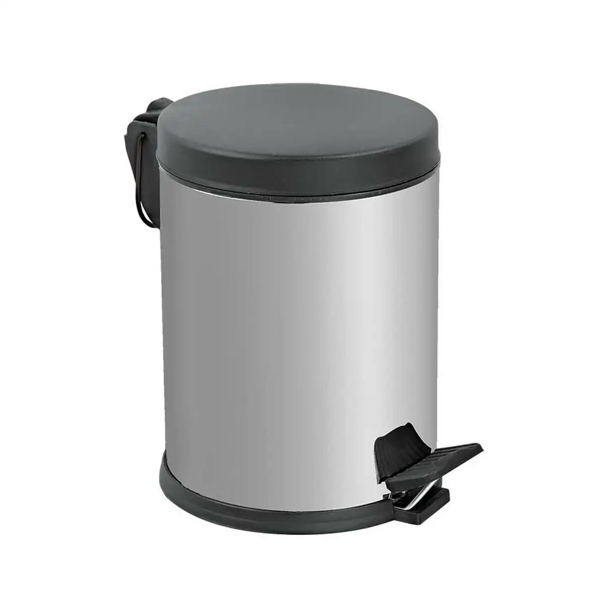 Poubelle a pedale confortime argente metal plastique 5 l_2777. DIAYTAR COTE D'IVOIRE - Où Chaque Sélection est une Victoire. Découvrez notre boutique en ligne et trouvez des articles qui vous rendent la vie plus belle, un choix à la fois.
