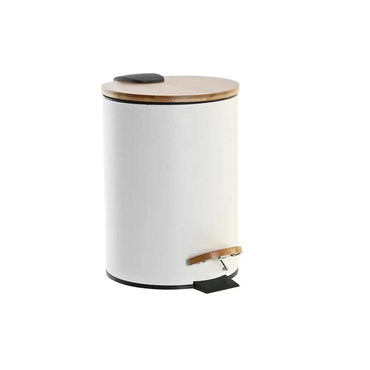 Poubelle a pedale dkd home decor naturel blanc 3 l_4324. DIAYTAR COTE D'IVOIRE - L'Art de Choisir, l'Art de S'émerveiller. Explorez notre gamme de produits et laissez-vous émerveiller par des créations authentiques et des designs modernes.