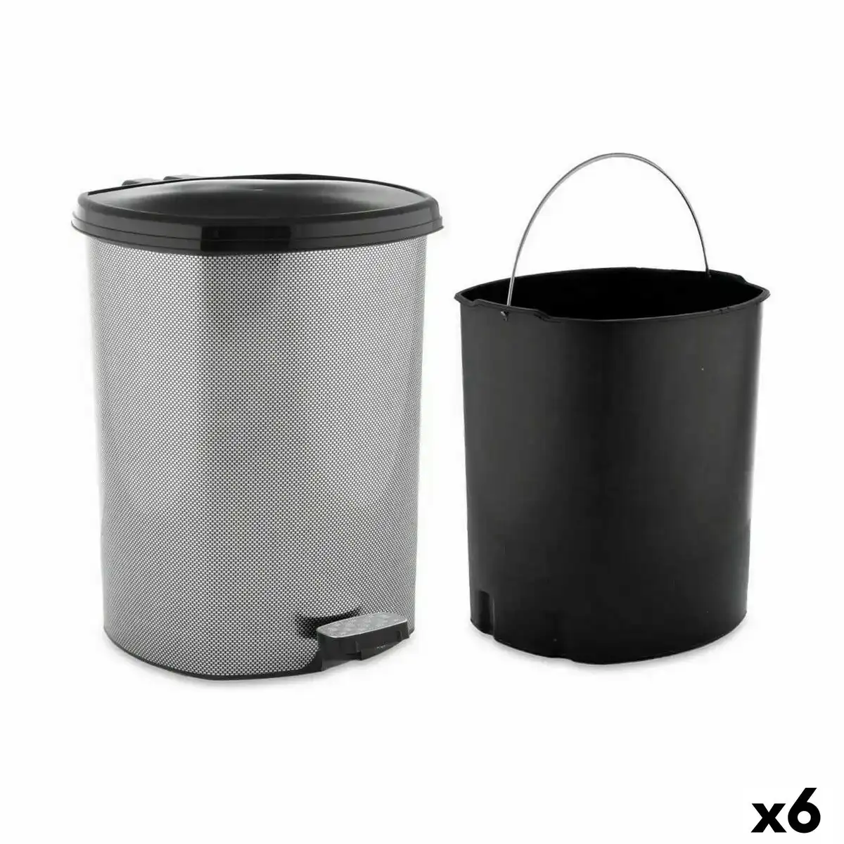 Poubelle a pedale gris fonce plastique 11 l 6 unites _3500. DIAYTAR COTE D'IVOIRE - Votre Source d'Inspiration Shopping. Parcourez nos rayons et trouvez des articles qui vous inspirent, que ce soit pour votre style, votre maison ou votre vie quotidienne.