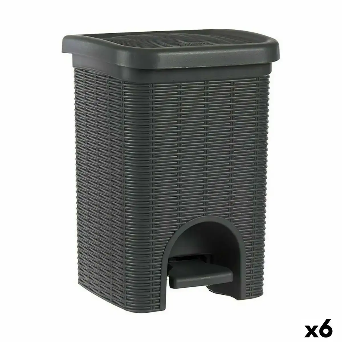 Poubelle a pedale stefanplast elegance blanc gris plastique 6 l 20 5 x 28 x 20 5 cm 6 unites _7594. DIAYTAR COTE D'IVOIRE - L'Art de Magasiner sans Frontières. Parcourez notre vaste sélection d'articles et trouvez tout ce dont vous avez besoin, du chic à l'authentique, du moderne au traditionnel.