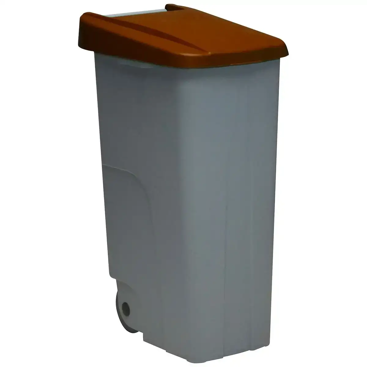 Poubelle a roulettes denox gris marron 110 l_3555. DIAYTAR COTE D'IVOIRE - Votre Destination Shopping Authentique. Explorez notre boutique en ligne et découvrez des trésors qui reflètent l'âme du Côte d'Ivoire, pour une expérience shopping unique.