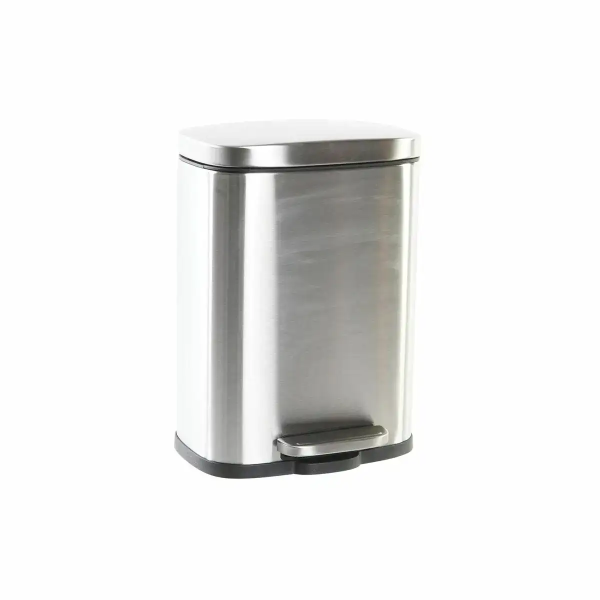 Poubelle dkd home decor 21 5 x 18 5 x 30 cm argente acier inoxydable 5 l basique_8425. DIAYTAR COTE D'IVOIRE - Votre Passage vers le Raffinement. Plongez dans notre univers de produits exquis et choisissez des articles qui ajoutent une touche de sophistication à votre vie.