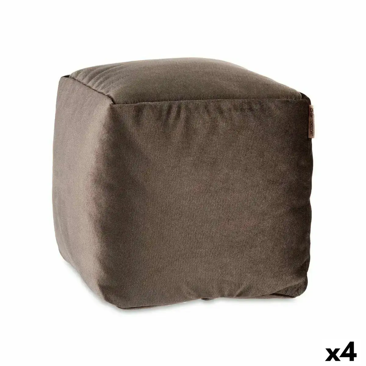 Pouf velours gris 30 x 30 x 30 cm 4 unites _5012. DIAYTAR COTE D'IVOIRE - Votre Boutique en Ligne, Votre Choix Illimité. Parcourez nos rayons et découvrez des produits qui vous inspirent, de la mode à la maison et bien plus.