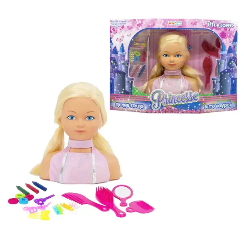 Poupee a coiffer princesse my hair styling 54 x 14 5 x 38 cm _8719. DIAYTAR COTE D'IVOIRE - Votre Destination Shopping Inspirante. Explorez notre catalogue pour trouver des articles qui stimulent votre créativité et votre style de vie.