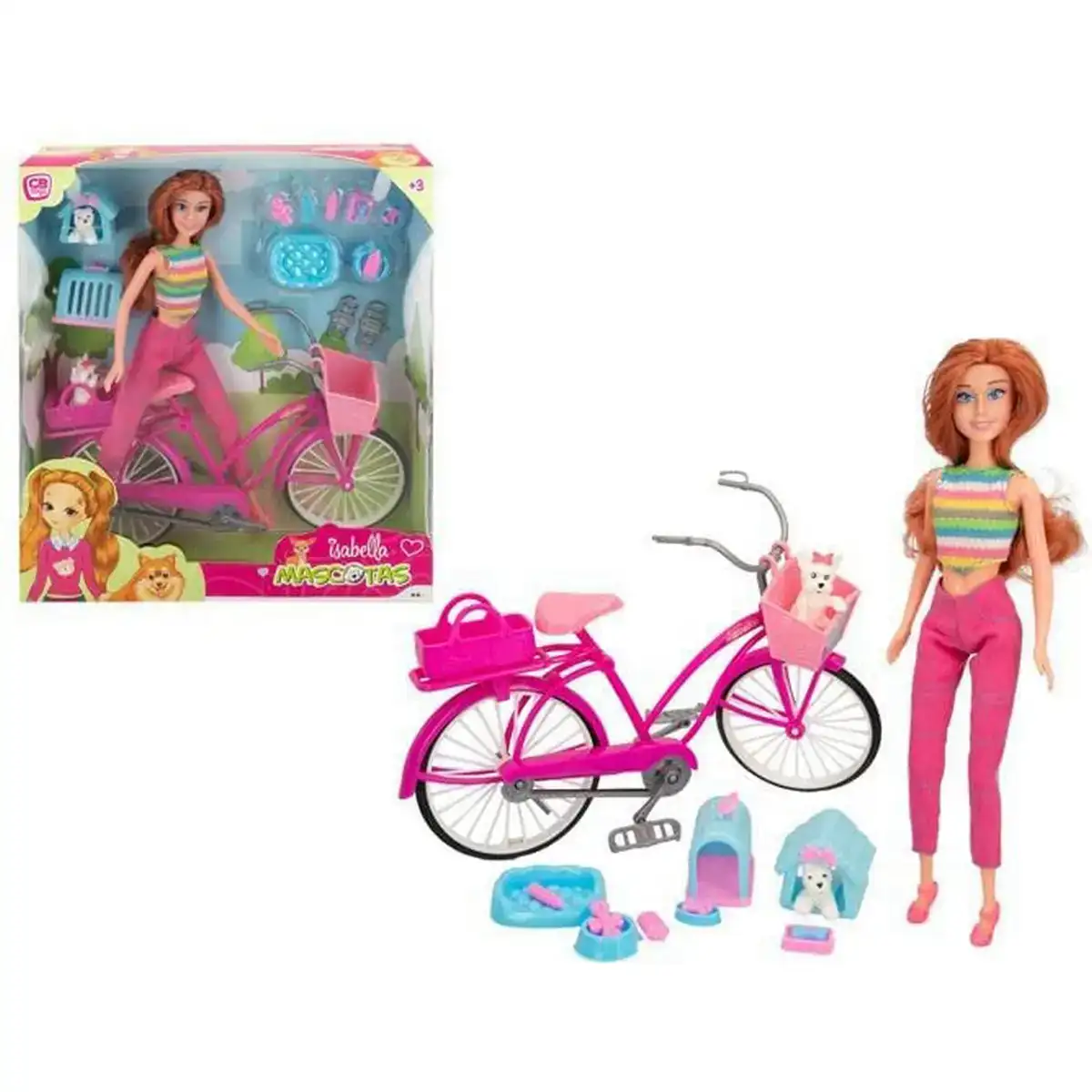 Poupee avec animal de compagnie colorbaby isabella bicyclette 30 cm 18 pieces_8662. Entrez dans l'Univers de DIAYTAR COTE D'IVOIRE - Où l'Élégance Rencontre la Tradition. Explorez notre gamme variée et trouvez des articles qui ajoutent une touche de sophistication à votre vie.