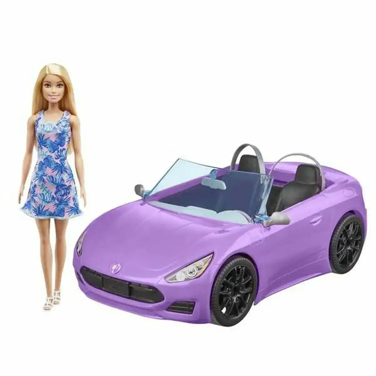 Poupee barbie and her purple convertible_4090. Bienvenue chez DIAYTAR COTE D'IVOIRE - Où Chaque Produit a son Âme. Découvrez notre gamme et choisissez des articles qui résonnent avec votre personnalité et vos valeurs.