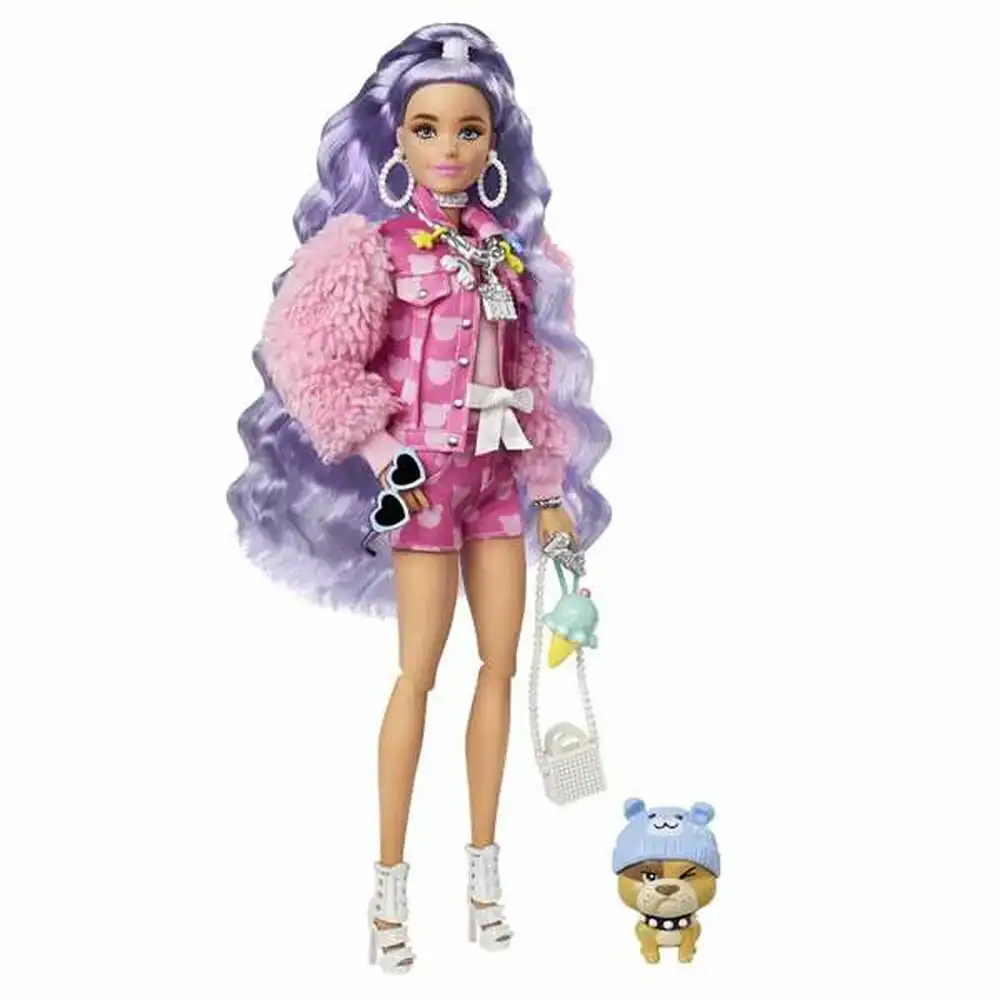 Poupee barbie extra bulldog hipster_7401. DIAYTAR COTE D'IVOIRE - Votre Marché Virtuel au Côte d'Ivoire. Parcourez notre boutique en ligne pour trouver des trésors cachés, des articles indispensables du quotidien aux joyaux artistiques.