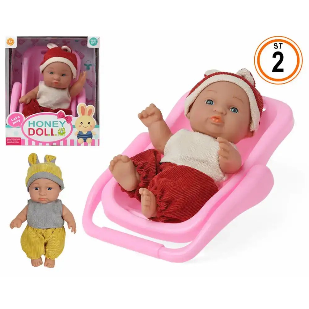 Poupee bebe 19 x 16 cm_6548. DIAYTAR COTE D'IVOIRE - Là où les Rêves de Shopping Deviennent Réalité. Naviguez à travers notre catalogue diversifié et choisissez parmi une variété d'articles qui feront de votre shopping une expérience inoubliable.