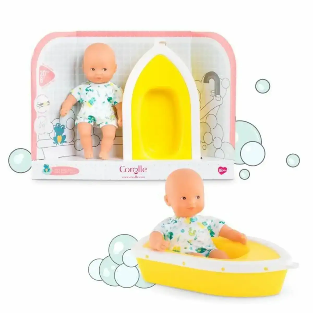 Poupee bebe corolle frog mini plouf bath_7070. DIAYTAR COTE D'IVOIRE - L'Art de Choisir, l'Art de S'émerveiller. Explorez notre boutique en ligne et choisissez des articles qui éveillent votre sens de l'émerveillement.