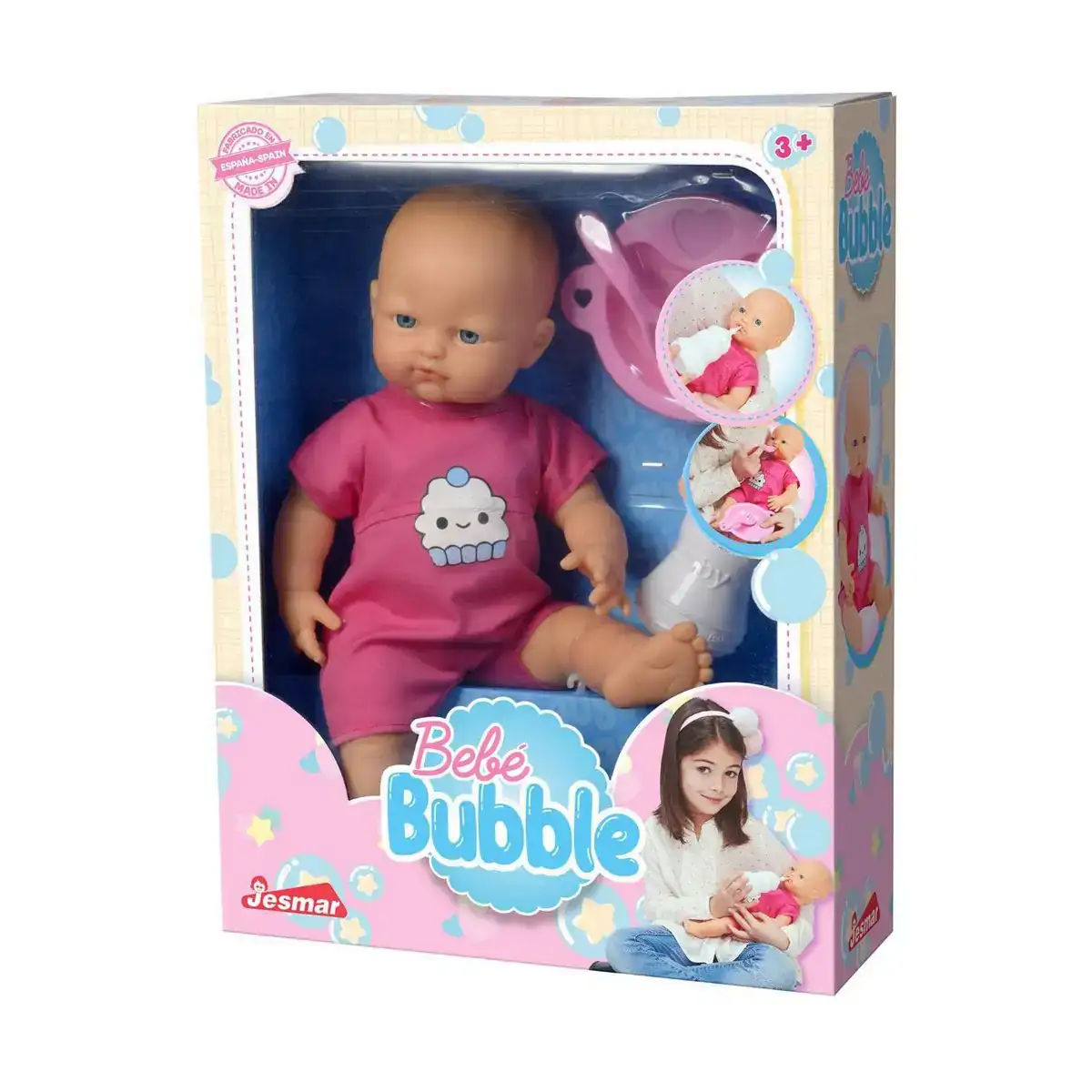 Poupee bebe jesmar bubble rose 37 cm_6217. DIAYTAR COTE D'IVOIRE - Là où les Rêves de Shopping Deviennent Réalité. Naviguez à travers notre catalogue diversifié et choisissez parmi une variété d'articles qui feront de votre shopping une expérience inoubliable.