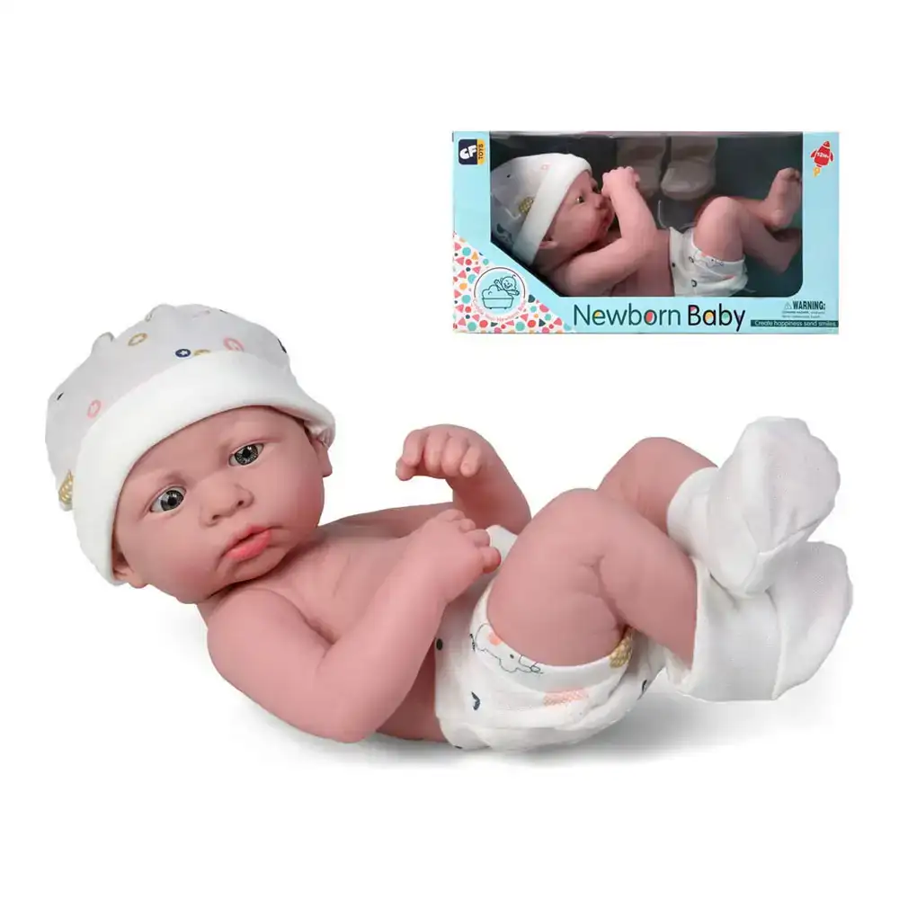 Poupee bebe newborn blanc 32 x 17 cm _9109. DIAYTAR COTE D'IVOIRE - Votre Pass vers la Découverte. Explorez notre boutique en ligne et plongez dans un voyage à travers des produits authentiques et contemporains, tous réunis sous un même toit.