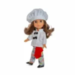 Poupee berjuan luci chef 22 cm_6068. DIAYTAR COTE D'IVOIRE - Où Choisir est un Acte de Création. Naviguez à travers notre plateforme et choisissez des produits qui complètent votre histoire personnelle.