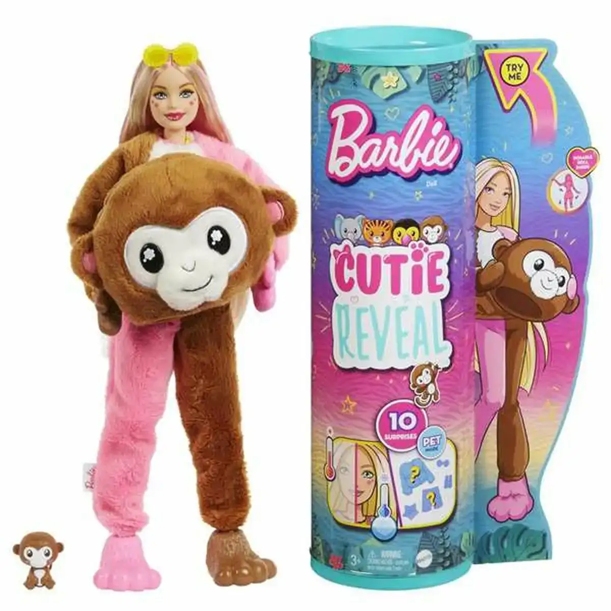 Poupee mattel cutie reveal singe_5575. Entrez dans l'Univers de DIAYTAR COTE D'IVOIRE - Où l'Innovation Rencontre la Tradition. Explorez notre sélection de produits modernes et traditionnels qui incarnent l'esprit dynamique du Côte d'Ivoire.
