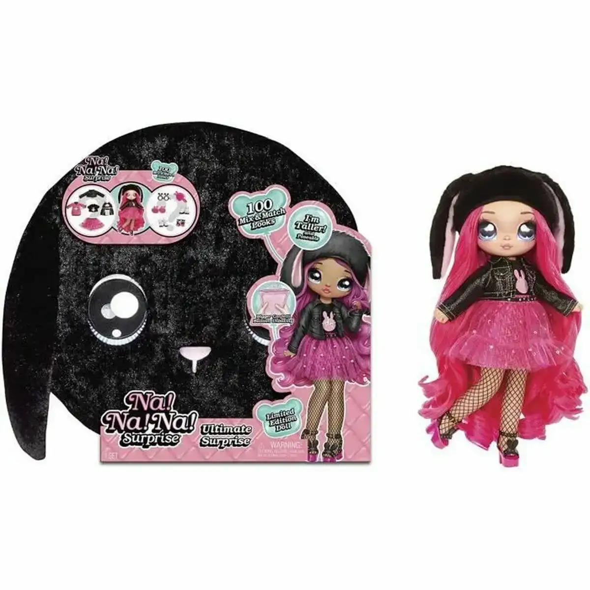 Poupee na na na surprise black bunny_1612. DIAYTAR COTE D'IVOIRE - L'Art de Choisir, l'Art de Se Distinquer. Naviguez à travers notre catalogue et choisissez des produits qui ajoutent une note d'élégance à votre style unique.