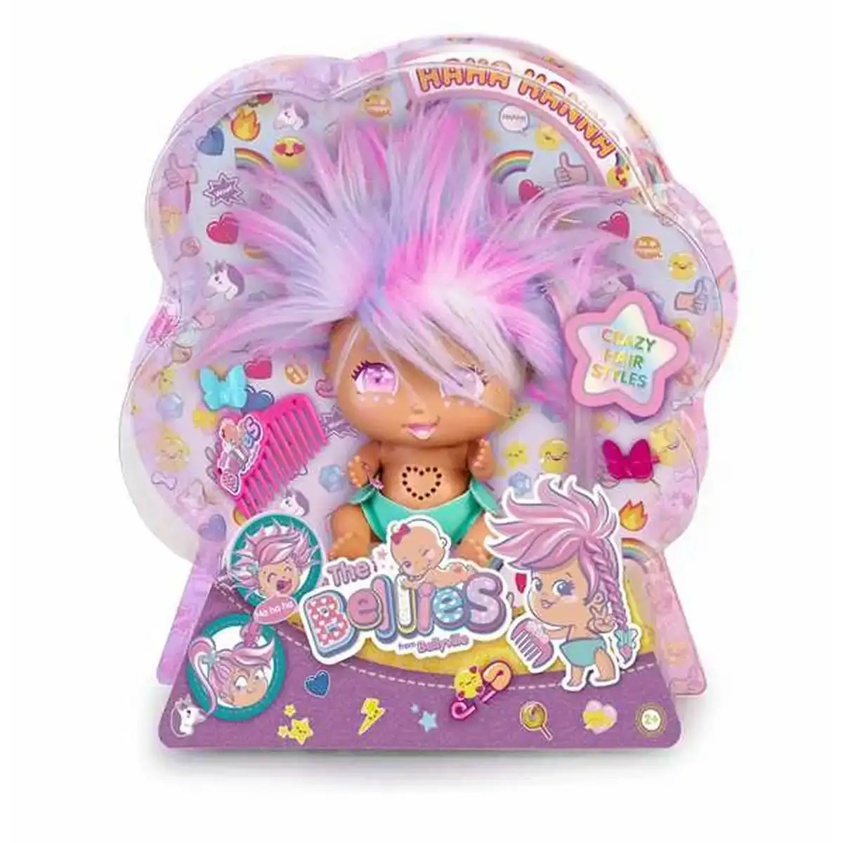 Poupee the bellies haha hanna son 17 cm_4462. DIAYTAR COTE D'IVOIRE - L'Art de Vivre le Shopping Authentique. Découvrez notre boutique en ligne et trouvez des produits qui célèbrent la culture et l'héritage du Côte d'Ivoire.