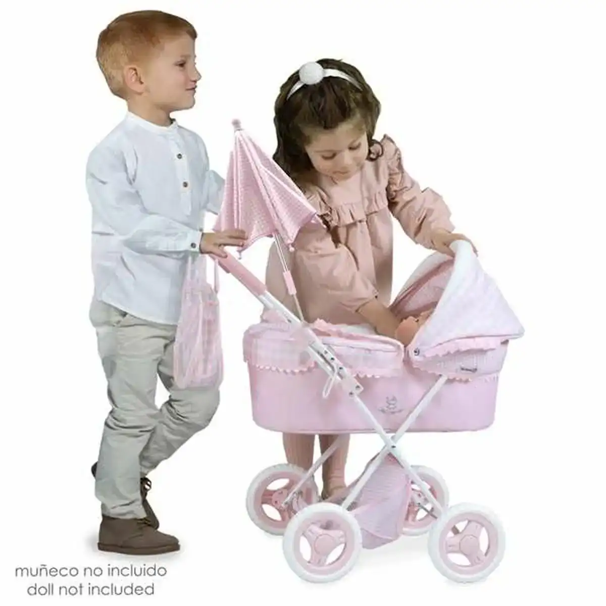 Poussette pour poupees decuevas niza 38 x 65 x 60 cm_5240. DIAYTAR COTE D'IVOIRE - Votre Paradis Shopping au Cœur du Côte d'Ivoire. Explorez notre boutique en ligne et découvrez des produits conçus pour enchanter chaque aspect de votre vie.
