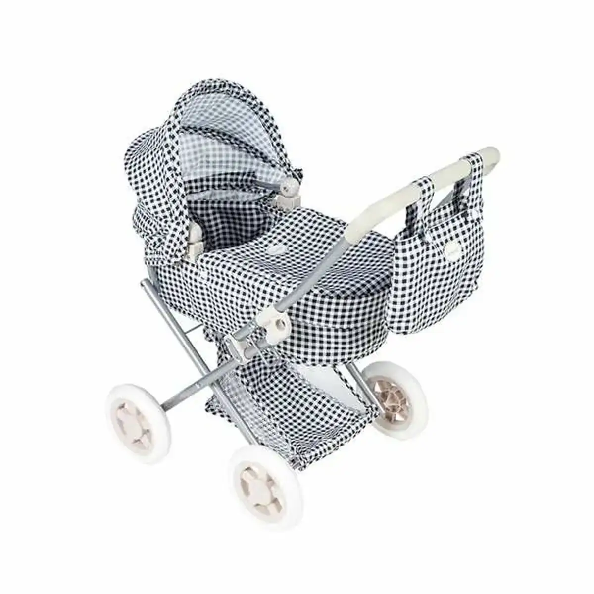Poussette pour poupees diset blanc noir 48 x 36 x 68 cm _1279. DIAYTAR COTE D'IVOIRE - Où Choisir est une Célébration de l'Artisanat. Explorez notre boutique en ligne et choisissez des articles qui incarnent l'art et le savoir-faire du Côte d'Ivoire.