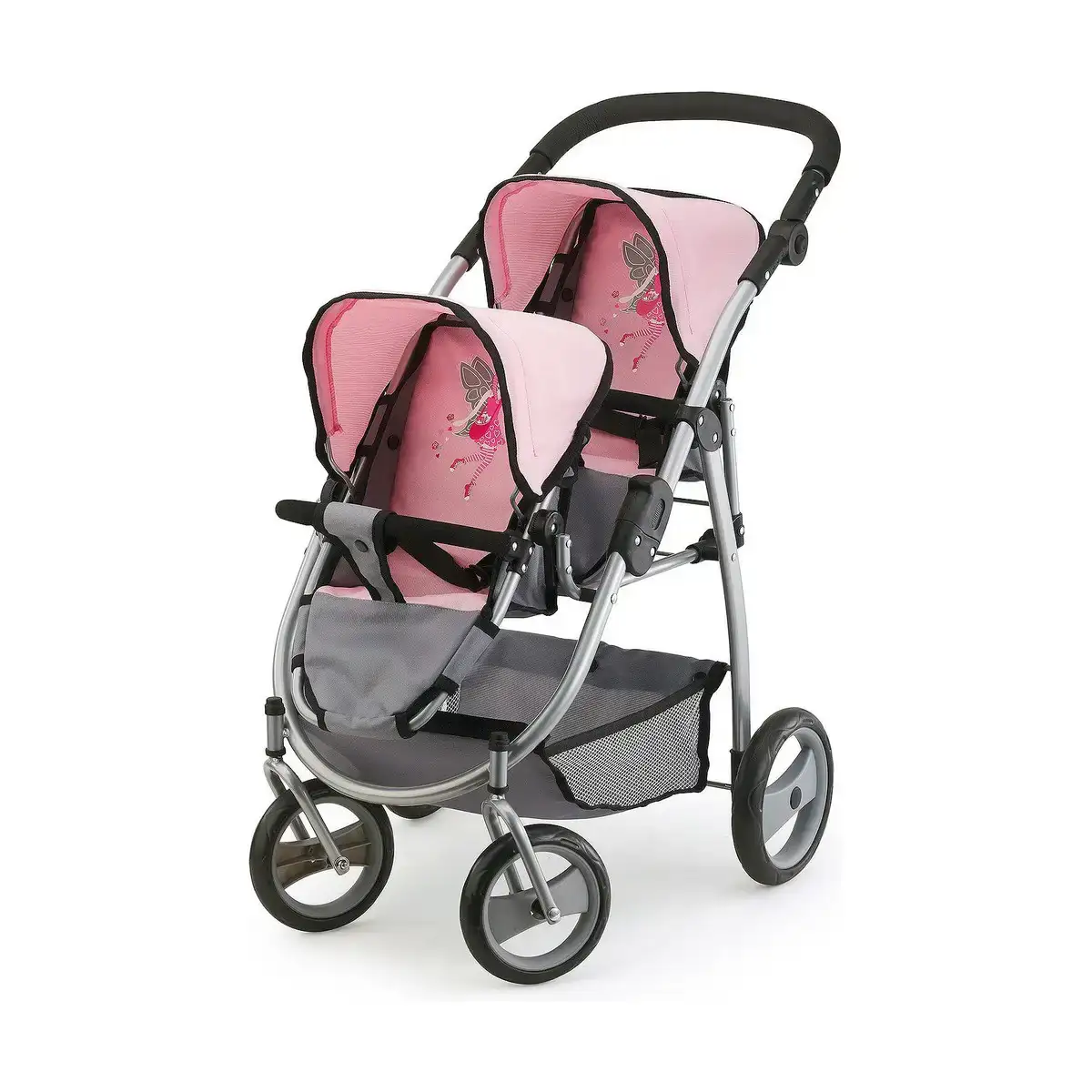 Poussette pour poupees reig gris rose jumeler_1065. Bienvenue sur DIAYTAR COTE D'IVOIRE - Où l'Authenticité Rencontre le Confort. Plongez dans notre univers de produits qui allient tradition et commodité pour répondre à vos besoins.