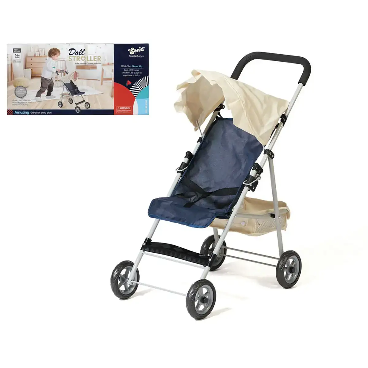 Poussette pour poupees stroller 54 x 27 cm_5410. DIAYTAR COTE D'IVOIRE - Là où Chaque Clic Compte. Parcourez notre boutique en ligne et laissez-vous guider vers des trouvailles uniques qui enrichiront votre quotidien.