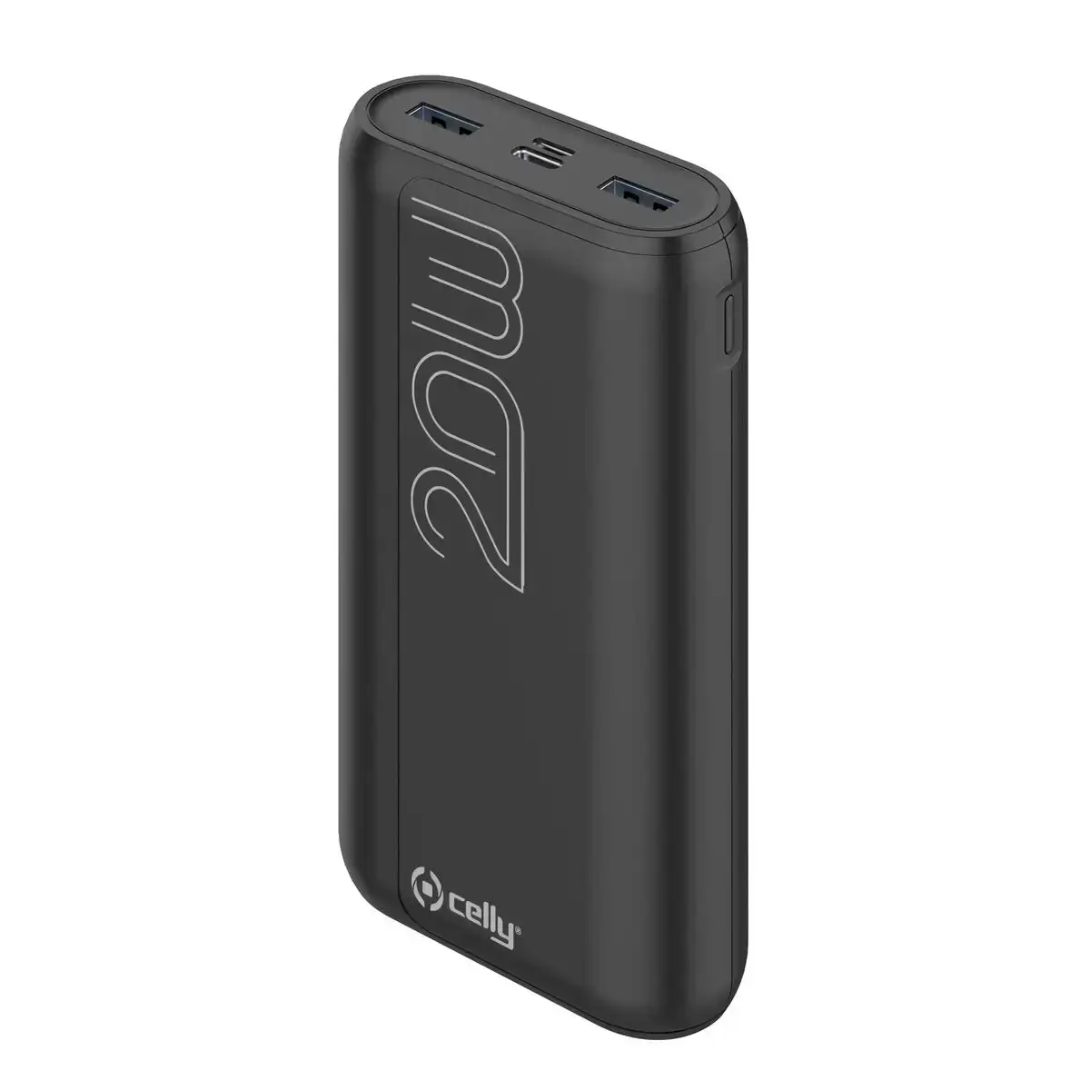 Power bank celly 20000 mah noir_1596. DIAYTAR COTE D'IVOIRE - Votre Passage vers l'Éclat et la Beauté. Explorez notre boutique en ligne et trouvez des produits qui subliment votre apparence et votre espace.