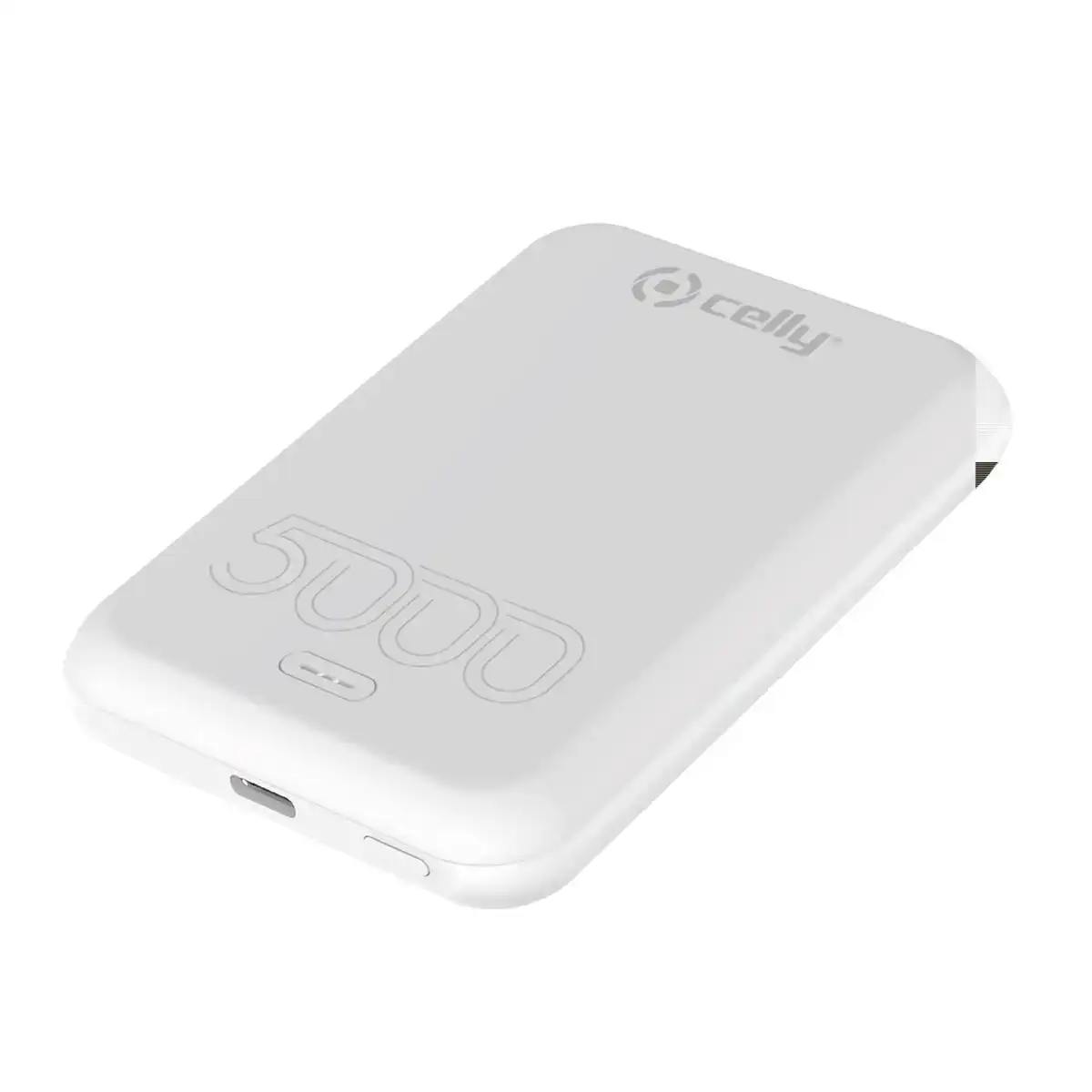 Power bank sans fil celly 5000 mah blanc_3045. DIAYTAR COTE D'IVOIRE - Où Choisir Devient une Découverte. Explorez notre boutique en ligne et trouvez des articles qui vous surprennent et vous ravissent à chaque clic.