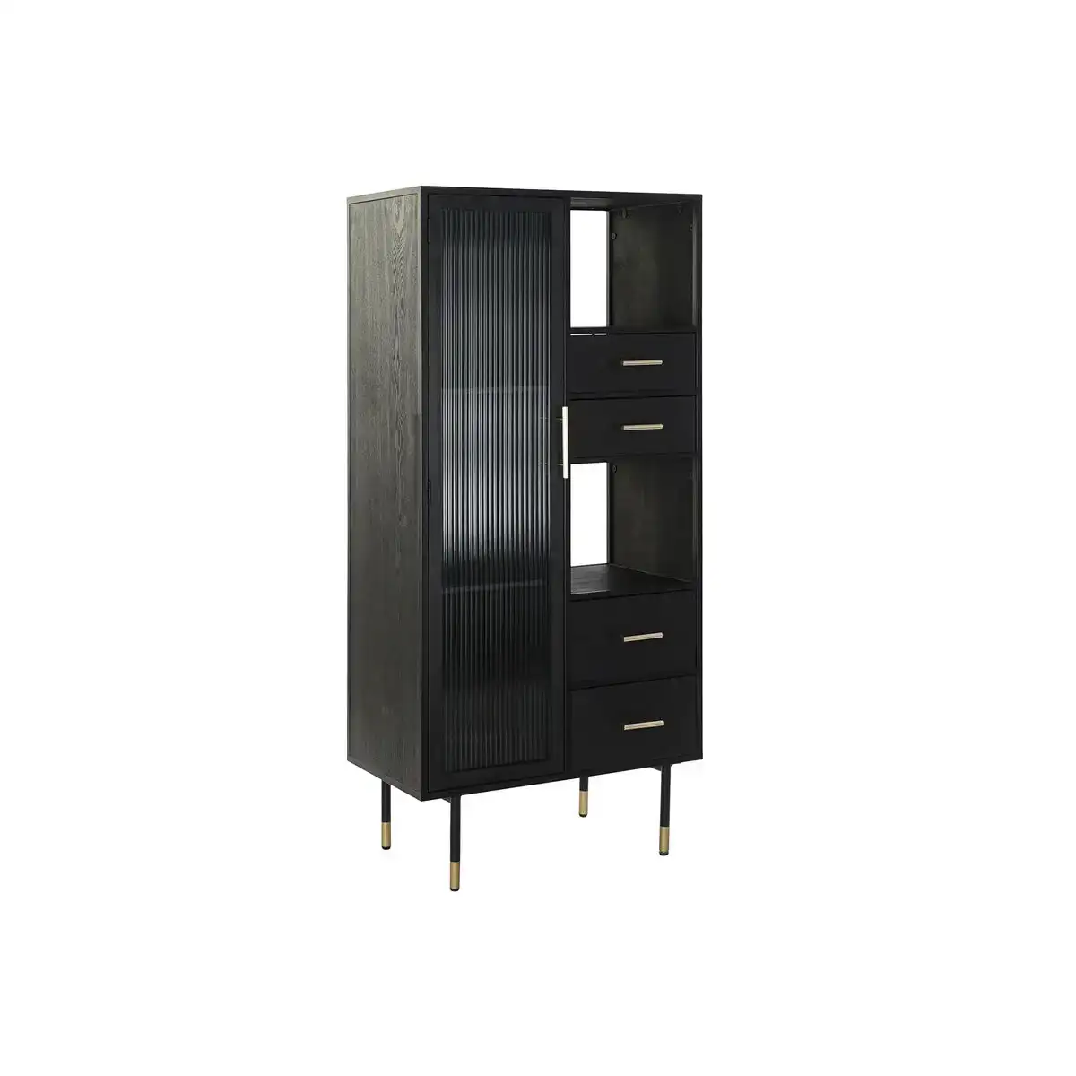 Presentoir dkd home decor 70 x 38 x 145 cm verre bois mdf_8620. DIAYTAR COTE D'IVOIRE - Où Chaque Achat Raconte une Histoire. Parcourez notre boutique en ligne pour trouver des articles qui évoquent le savoir-faire et la tradition du Côte d'Ivoire.