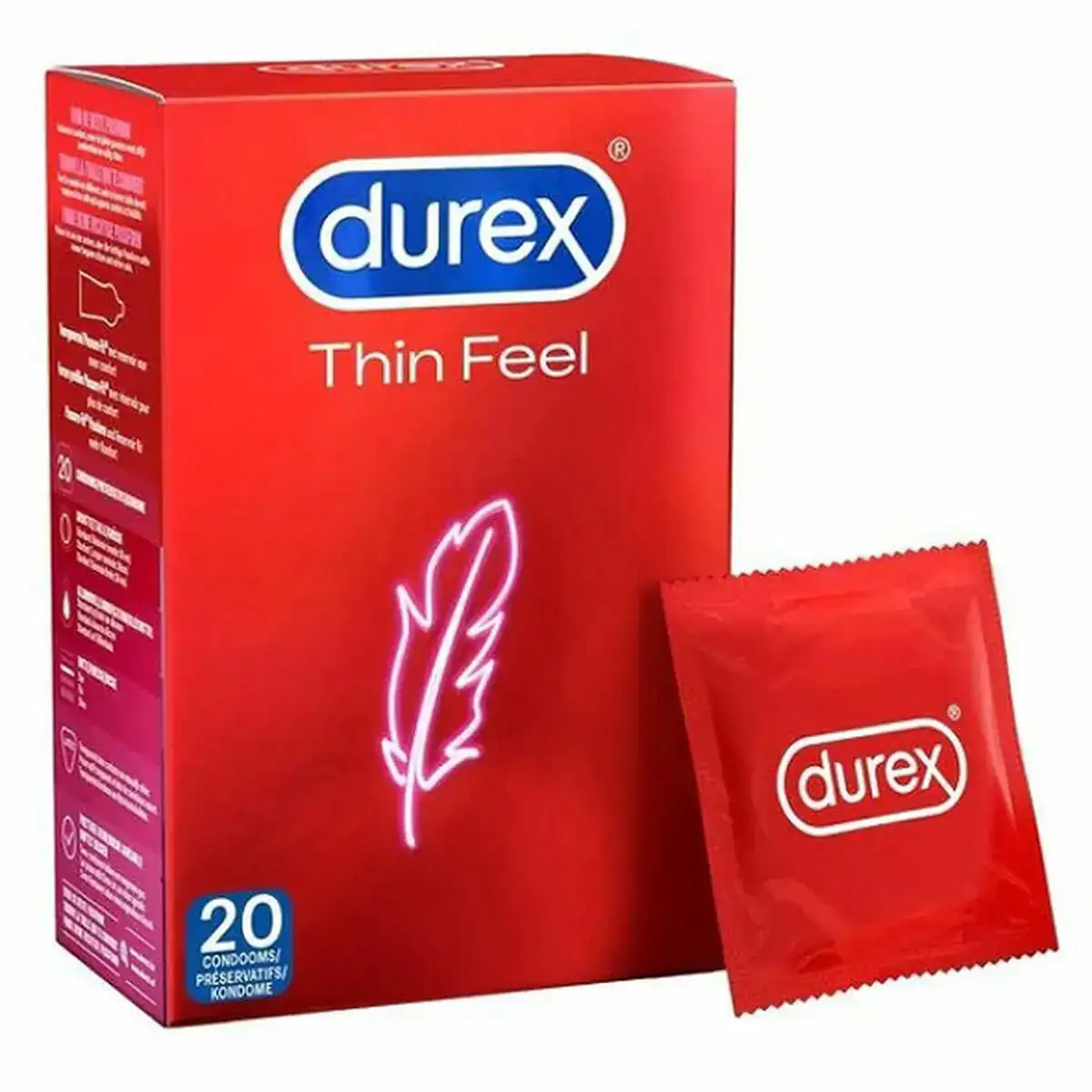 Preservatifs durex thin feel 20 pieces_3492. Entrez dans l'Univers de DIAYTAR COTE D'IVOIRE - Où Choisir est un Voyage. Explorez notre gamme diversifiée et trouvez des articles qui répondent à tous vos besoins et envies.