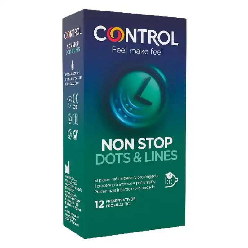 Preservatifs non stop dots lines control 12 uds _2453. DIAYTAR COTE D'IVOIRE - L'Art de Vivre en Couleurs. Découvrez notre boutique en ligne et trouvez des produits qui ajoutent une palette vibrante à votre quotidien.