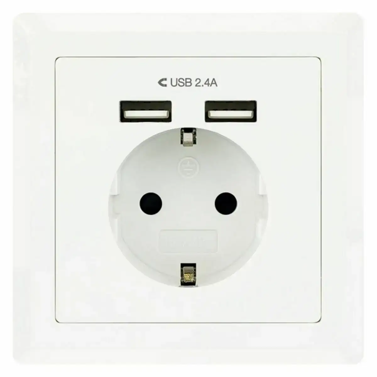 Prise murale avec 2 ports usb tooq base de enchufe de pared tipo schuko con 2 tomas usb max 2 4a blanca 5v 2 4a_4872. DIAYTAR COTE D'IVOIRE - Où Chaque Produit est une Histoire à Raconter. Découvrez notre sélection de produits qui vous permettent de créer votre propre récit à travers vos achats.