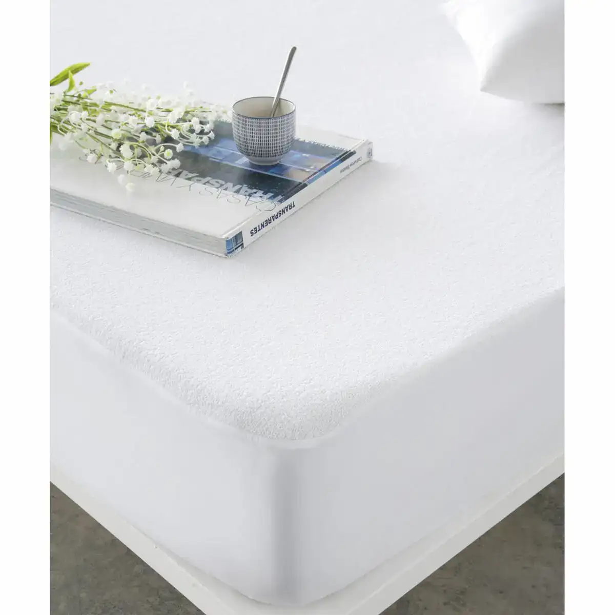 Protecteur de matelas naturals blanc lit 1 persone 90 x 190 200 cm_1591. Entrez dans l'Univers de DIAYTAR COTE D'IVOIRE - Où le Choix Rencontre l'Authenticité. Explorez nos rayons virtuels et trouvez des produits qui incarnent la richesse de notre culture.