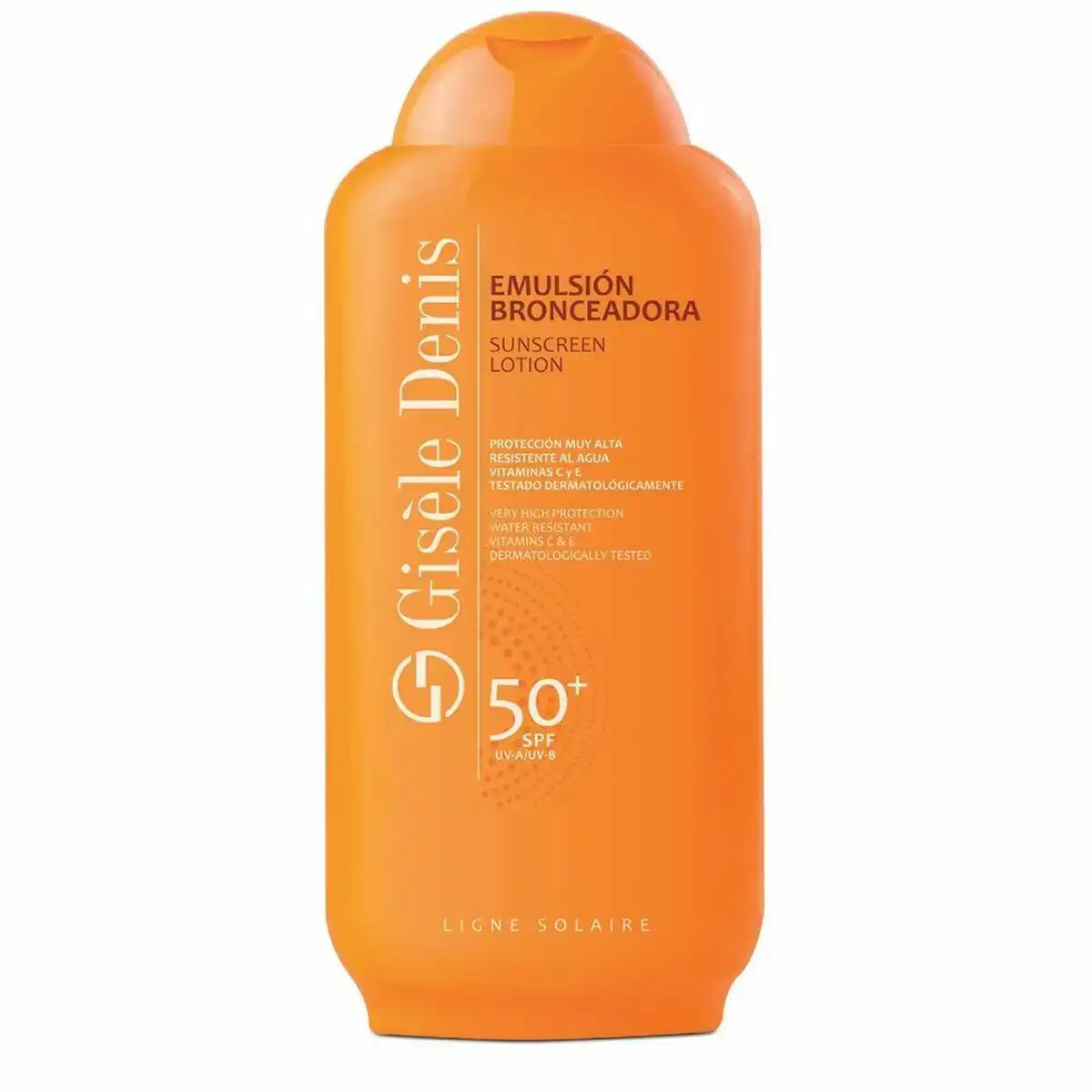 Protecteur solaire emulsion bronceadora gisele denis spf 50 400 ml _3004. DIAYTAR COTE D'IVOIRE - Là où Chaque Produit Évoque une Émotion. Parcourez notre catalogue et choisissez des articles qui vous touchent et qui enrichissent votre expérience.