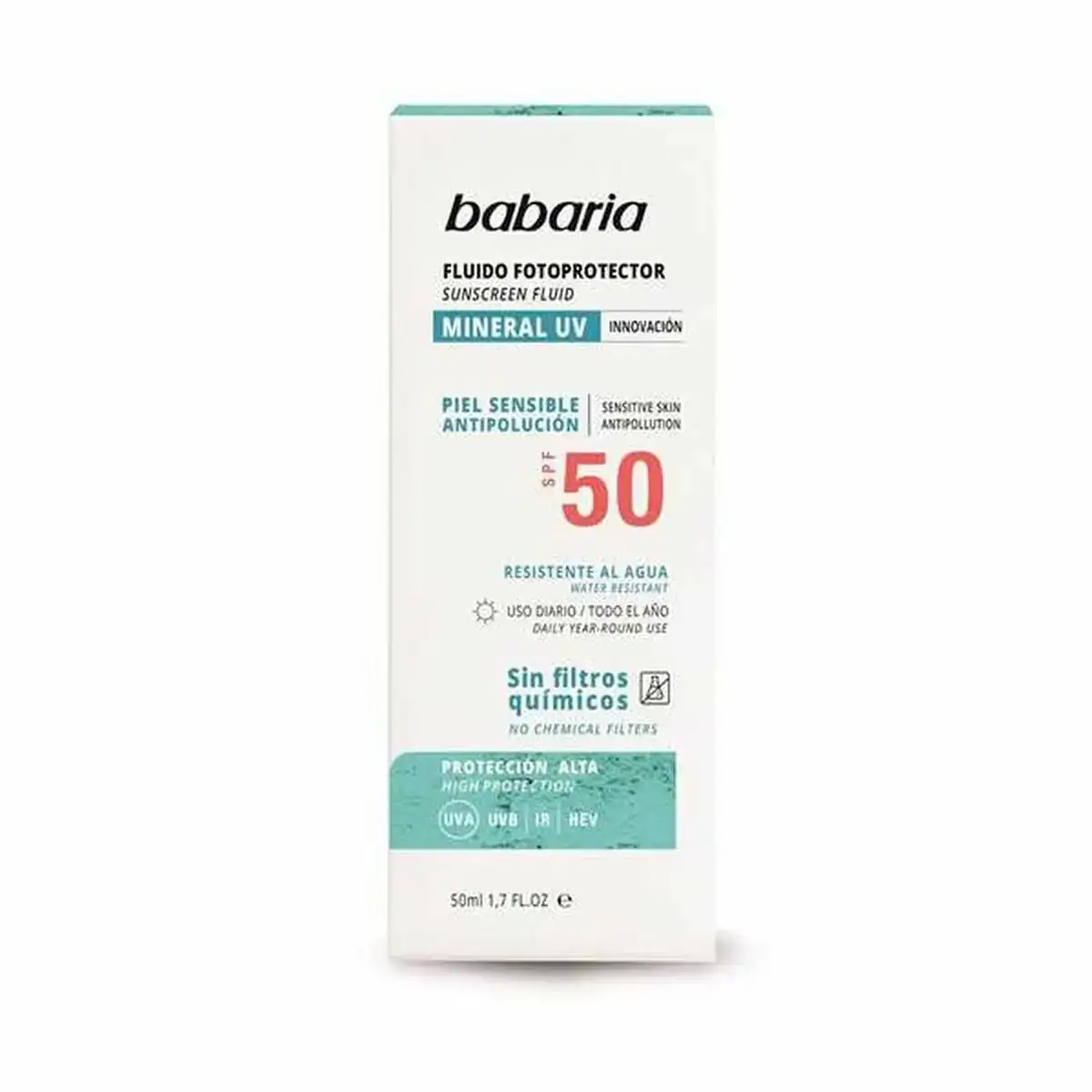Protecteur solaire fluide babaria solar mineral uv spf 50 50 ml _8489. Bienvenue sur DIAYTAR COTE D'IVOIRE - Votre Évasion Shopping Personnalisée. Parcourez notre collection unique et trouvez des articles qui reflètent votre style et votre individualité.