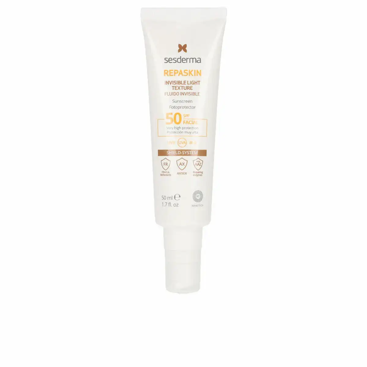 Protecteur solaire fluide sesderma repaskin invisible spf 50 50 ml _1233. DIAYTAR COTE D'IVOIRE - Où Chaque Sélection est une Victoire. Découvrez notre boutique en ligne et trouvez des articles qui vous rendent la vie plus belle, un choix à la fois.