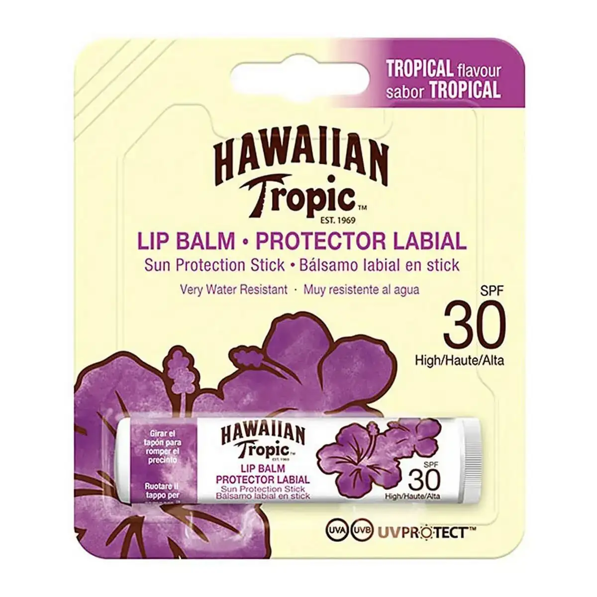 Protecteur solaire lip balm hawaiian tropic spf 30 30 4 g _5143. DIAYTAR COTE D'IVOIRE - L'Art de Choisir, l'Art de S'émerveiller. Explorez notre boutique en ligne et choisissez des articles qui éveillent votre sens de l'émerveillement.