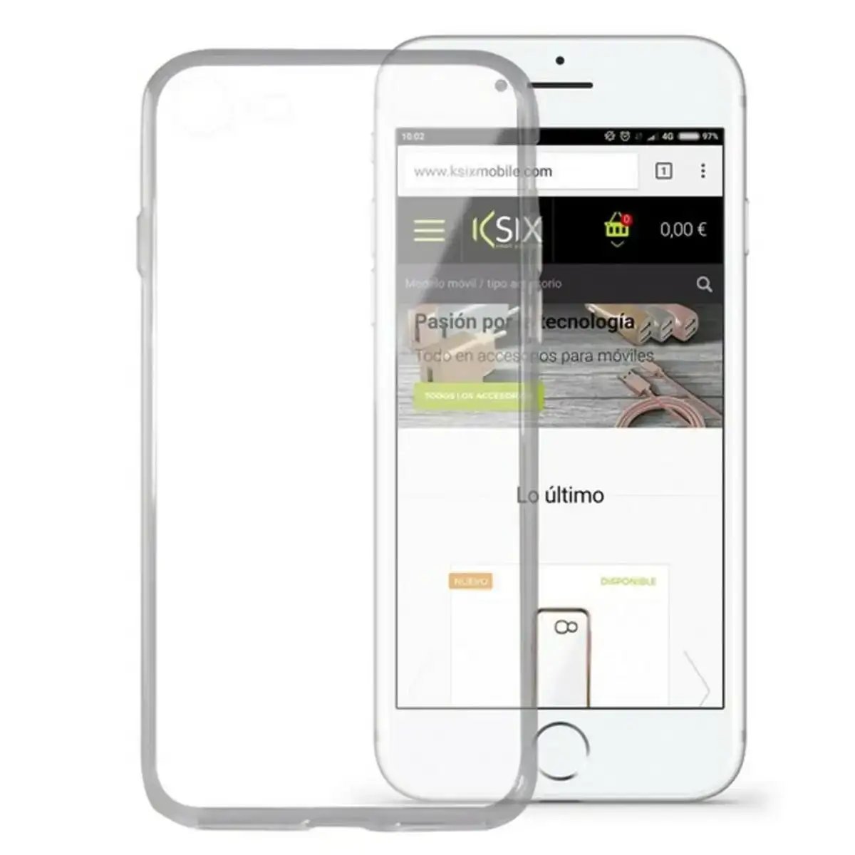 Protection pour telephone portable iphone 8 ksix flex ultrafina transparent_8816. DIAYTAR COTE D'IVOIRE - Où le Shopping Devient une Aventure Culturelle. Plongez dans notre univers de produits qui célèbrent l'héritage et l'artisanat du Côte d'Ivoire.