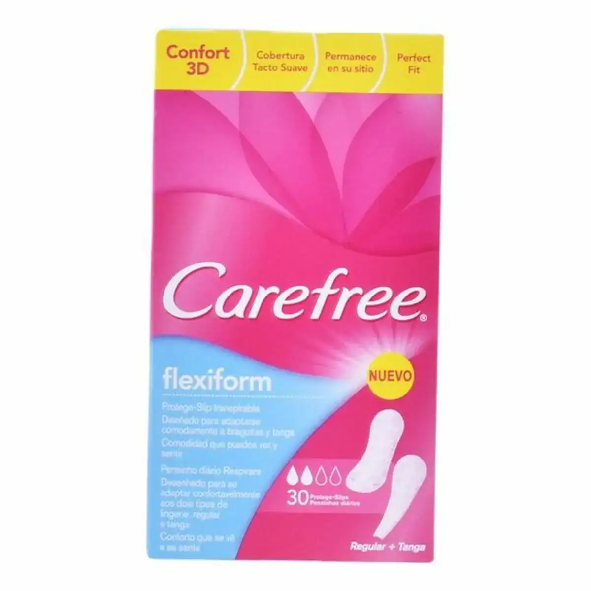 Protege slip flexible flexiform carefree carefree 30 pcs 30 unites_9017. DIAYTAR COTE D'IVOIRE - L'Art du Shopping Éclairé. Parcourez notre catalogue et choisissez parmi des produits de qualité qui satisferont vos besoins et votre style.