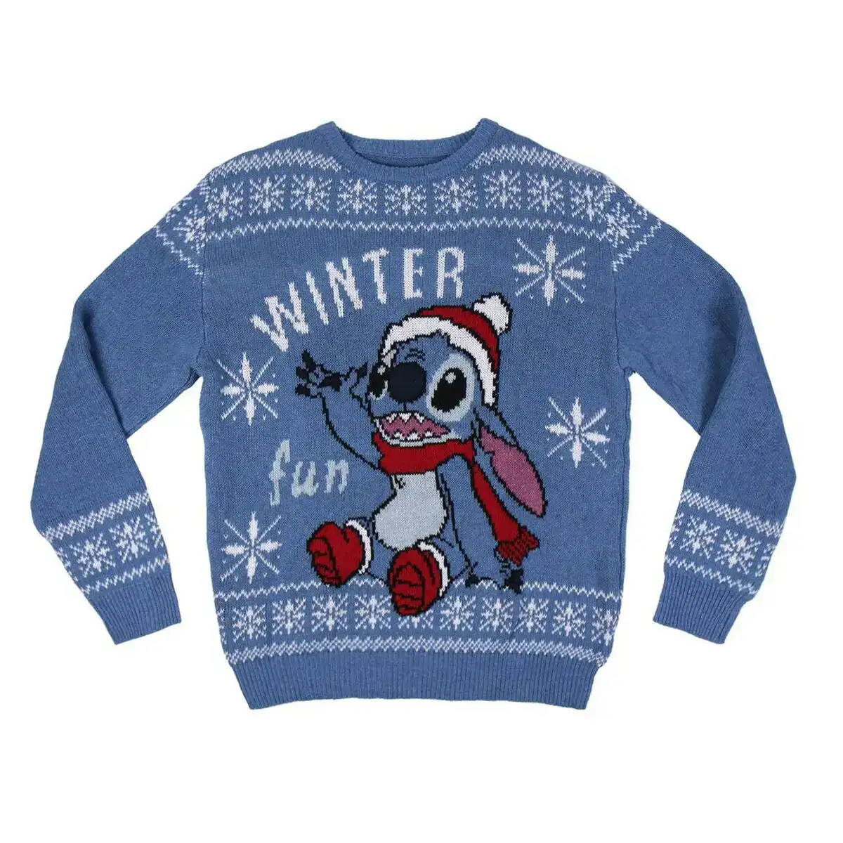 Pull unisex stitch bleu_6388. Entrez dans l'Univers de DIAYTAR COTE D'IVOIRE - Où Chaque Produit a une Signification. Explorez notre gamme diversifiée et découvrez des articles qui résonnent avec votre vie.