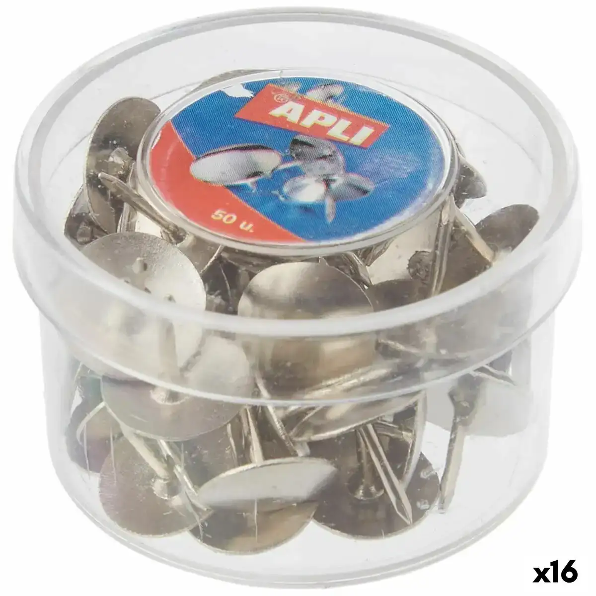 Punaises apli argente nickel 16 unites _6500. DIAYTAR COTE D'IVOIRE - Où Chaque Produit est une Histoire à Raconter. Découvrez notre sélection de produits qui vous permettent de créer votre propre récit à travers vos achats.