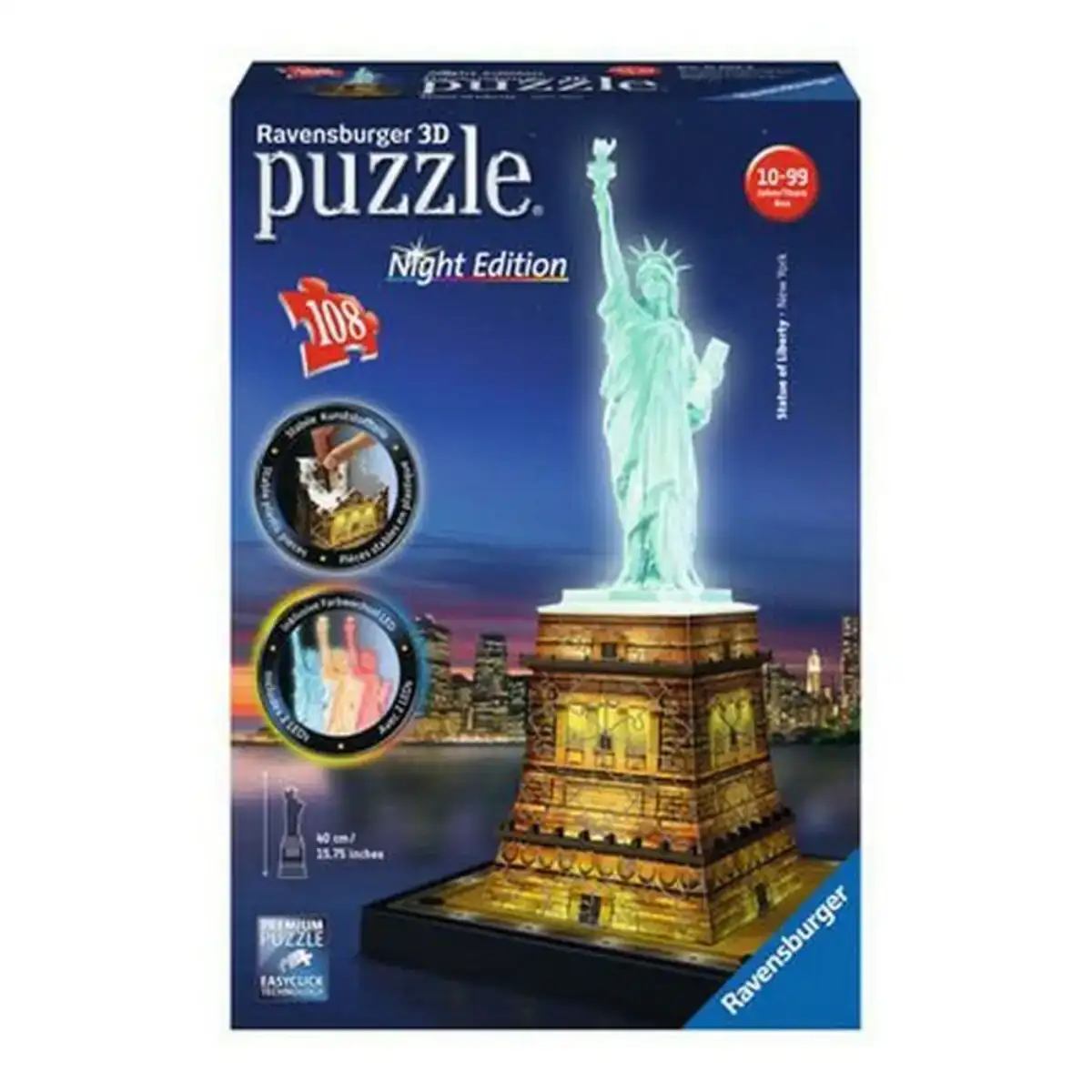 Puzzle 3d night edition ravensburger 12596 108 pcs 216 pieces 108 pieces_7669. Bienvenue sur DIAYTAR COTE D'IVOIRE - Où le Shopping est une Affaire Personnelle. Découvrez notre sélection et choisissez des produits qui reflètent votre unicité et votre individualité.