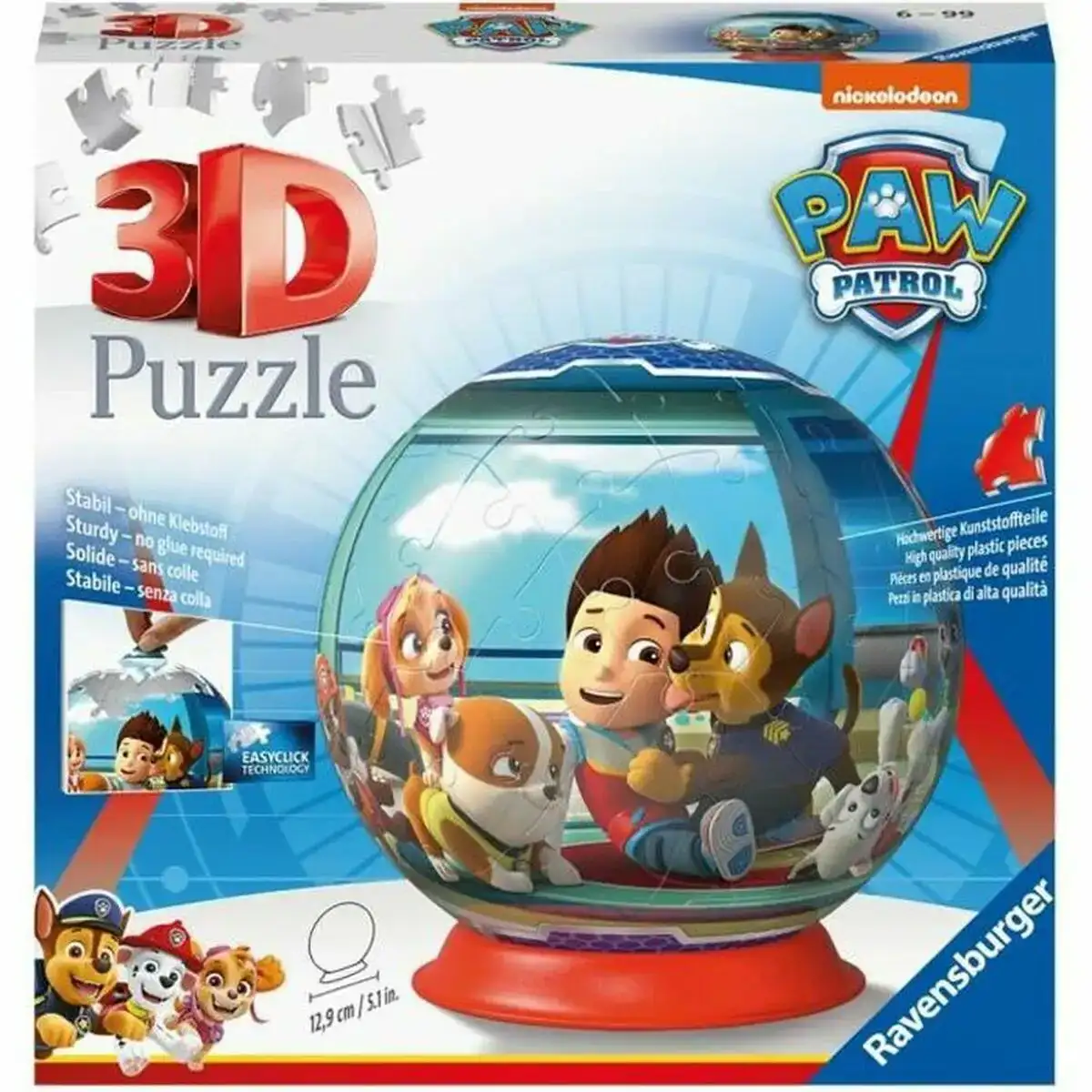 Puzzle 3d ravensburger paw patrol 72 pieces_8826. Entrez dans l'Univers de DIAYTAR COTE D'IVOIRE - Où l'Élégance Rencontre la Tradition. Explorez notre gamme variée et trouvez des articles qui ajoutent une touche de sophistication à votre vie.