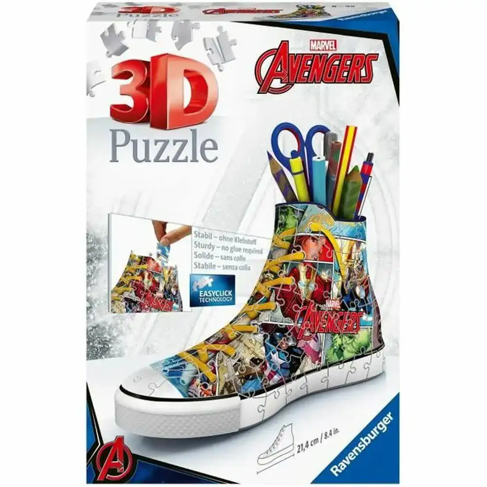Puzzle 3d ravensburger sneaker avengers 108 pieces_2649. DIAYTAR COTE D'IVOIRE - Où la Qualité et la Diversité Fusionnent. Explorez notre boutique en ligne pour découvrir une gamme variée de produits qui incarnent l'excellence et l'authenticité.