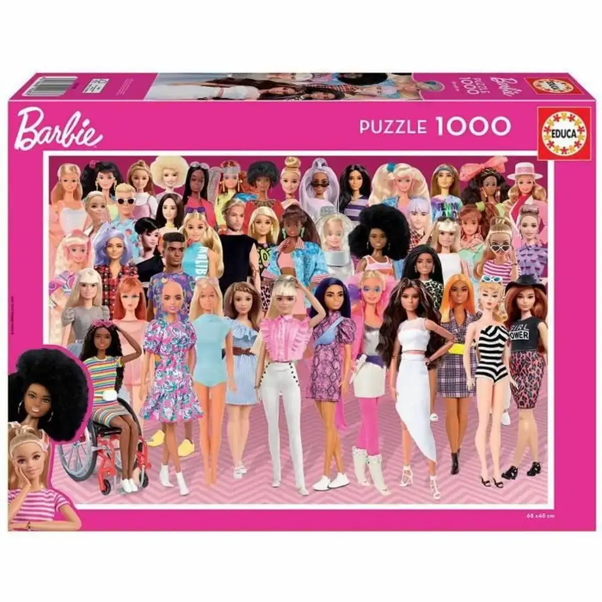 Puzzle barbie 1000 pieces_1191. DIAYTAR COTE D'IVOIRE - Où Choisir est un Acte d'Amour pour le Côte d'Ivoire. Explorez notre boutique en ligne et choisissez des articles qui célèbrent la culture et l'artisanat du pays.