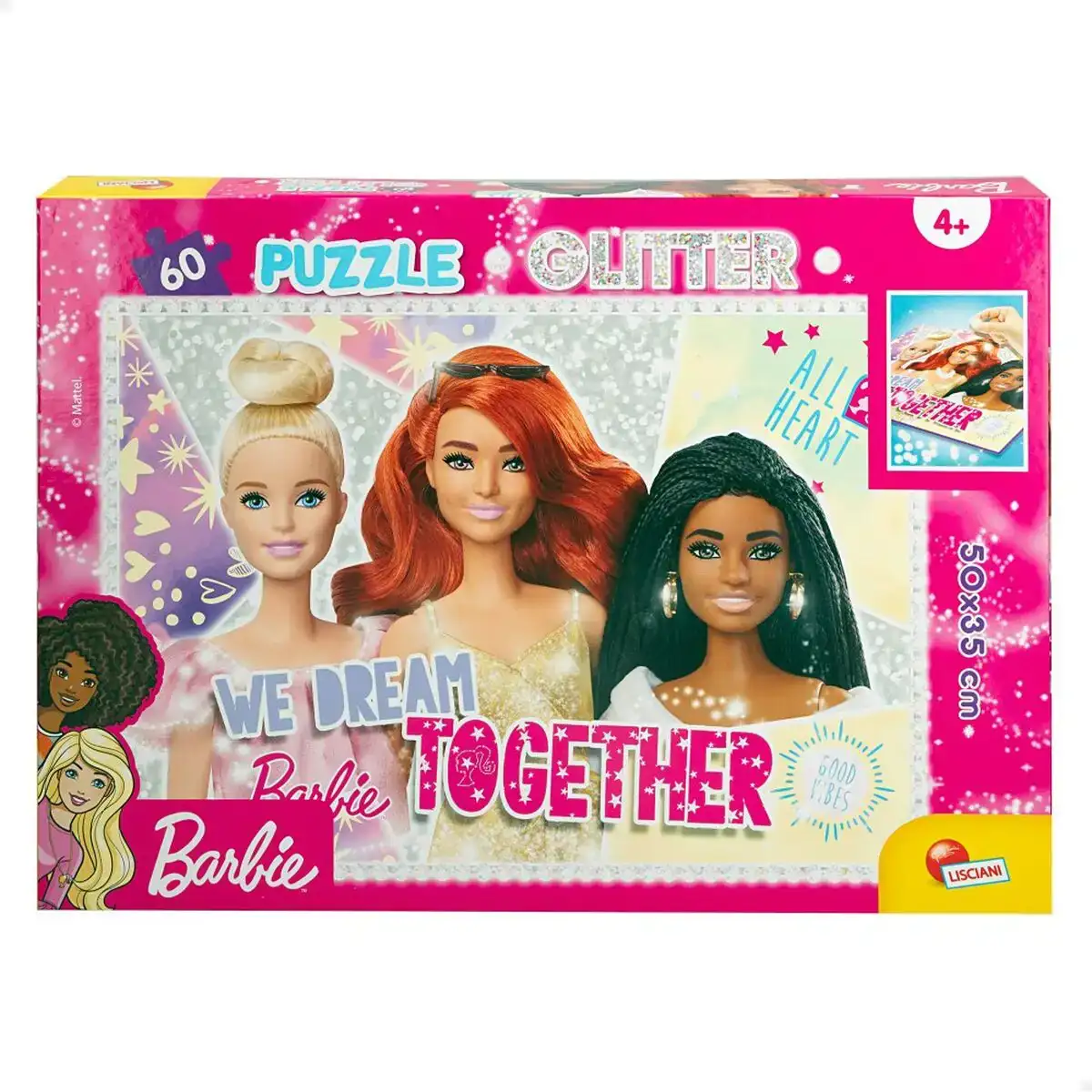 Puzzle barbie glitter 2 en 1 60 pieces 50 x 1 5 x 35 cm_1888. Entrez dans le Monde de DIAYTAR COTE D'IVOIRE - Où Chaque Produit Raconte une Histoire Unique. Explorez notre sélection et laissez-vous transporter par des récits à travers les articles que vous choisissez.