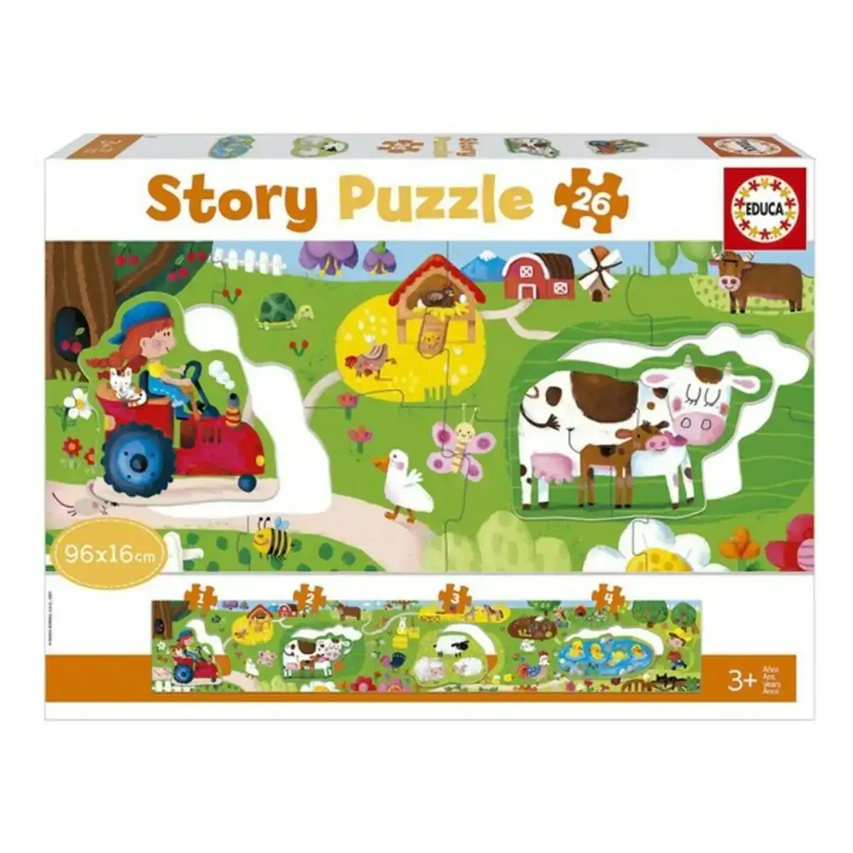 Puzzle bebe ferme story educa 26 pcs _9701. DIAYTAR COTE D'IVOIRE - Votre Destination pour un Shopping Réfléchi. Découvrez notre gamme variée et choisissez des produits qui correspondent à vos valeurs et à votre style de vie.