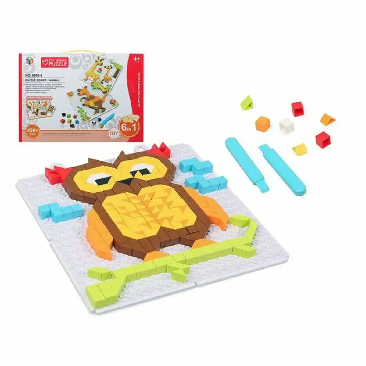 Puzzle diy animal 6 in 1 118049 420 pcs _1746. DIAYTAR COTE D'IVOIRE - Votre Passage vers l'Éclat et la Beauté. Explorez notre boutique en ligne et trouvez des produits qui subliment votre apparence et votre espace.